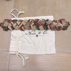Nena and Co Braided Snap Strap - Sandstone